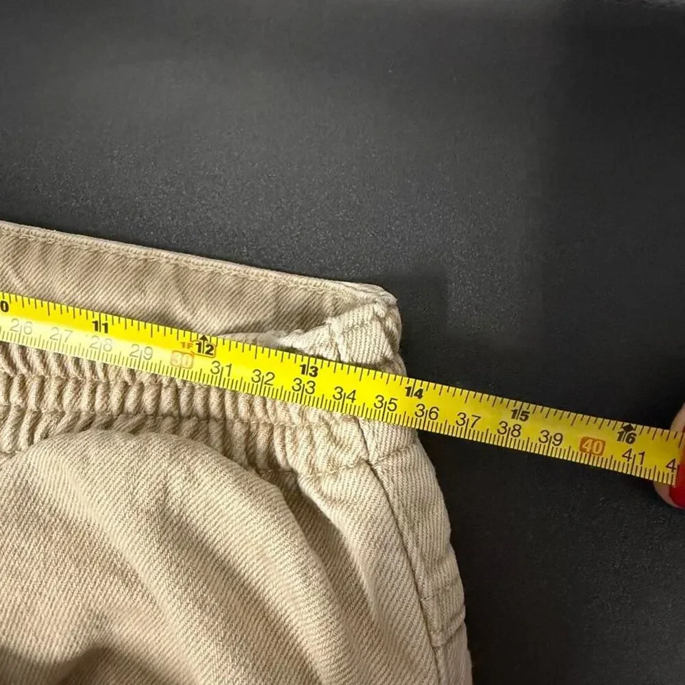 Llbean Women's Tan and Cream Jeans
